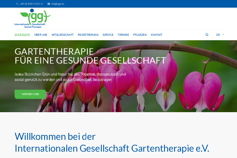 Homepage der IGGT