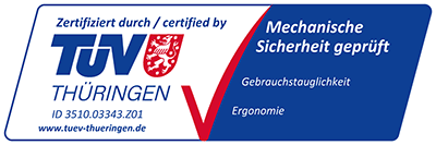 TÜV Prüfzeichen vom TÜV Thüringen