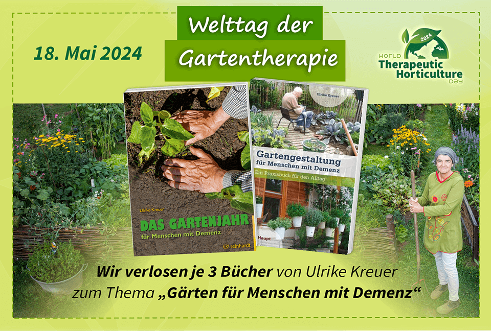 Verlosung zum 2. Welttag der Gartentherapie