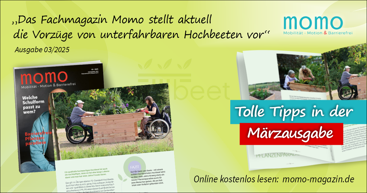 Rollibeete im Momo-Magazin 03/2025