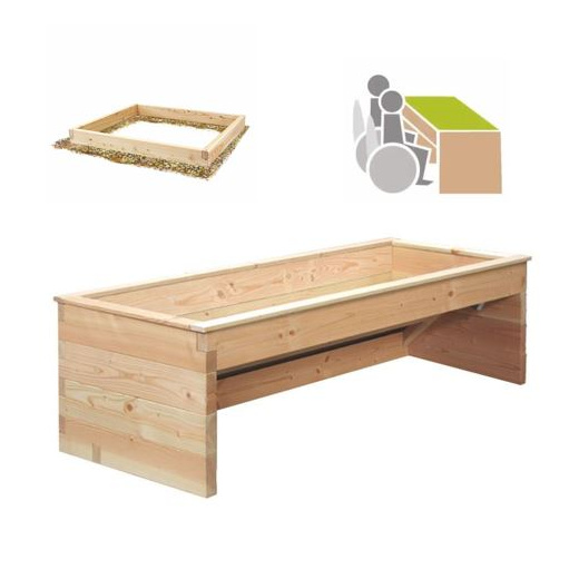 Rollibeet "Duo" 52cm gewachsener Boden