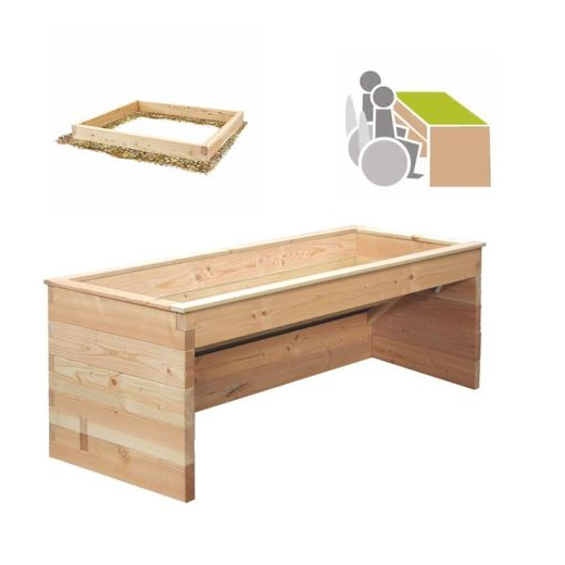 Rollibeet "Duo" 65cm gewachsener Boden