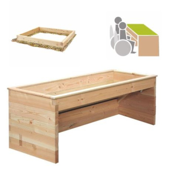 Rollibeet "Duo" 65cm gewachsener Boden