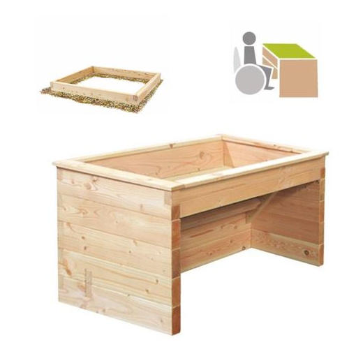 Rollibeet "Single" 65cm gewachsener Boden